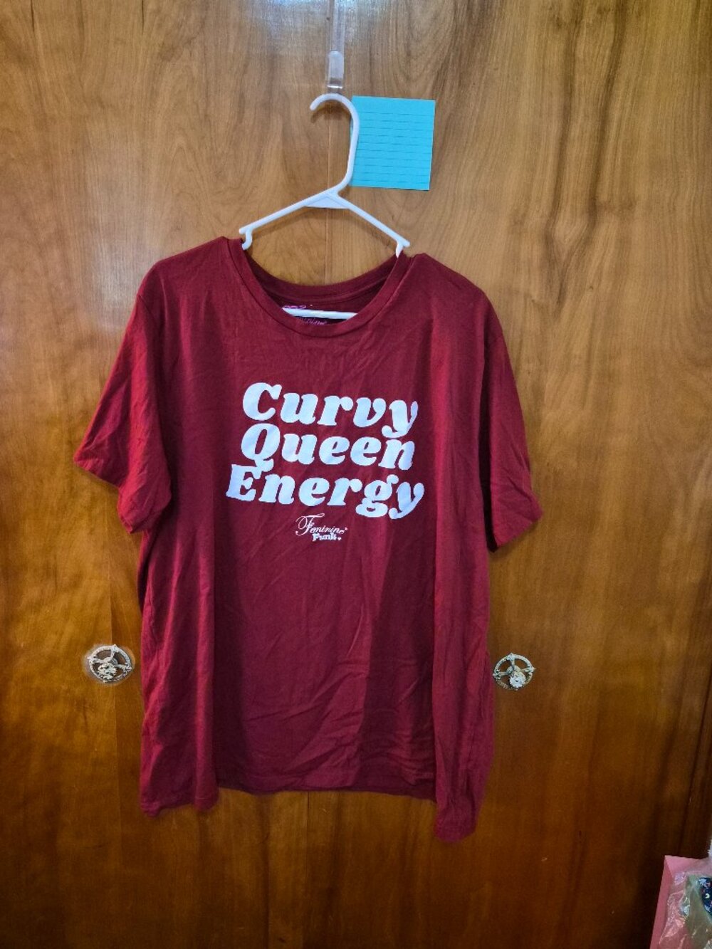 Feminine Funk Curvy Queen Energy Graphic T-Shirt Size 4
